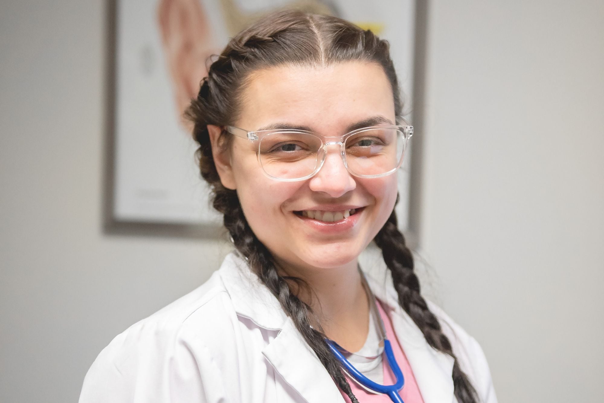 hearing specialist smiling